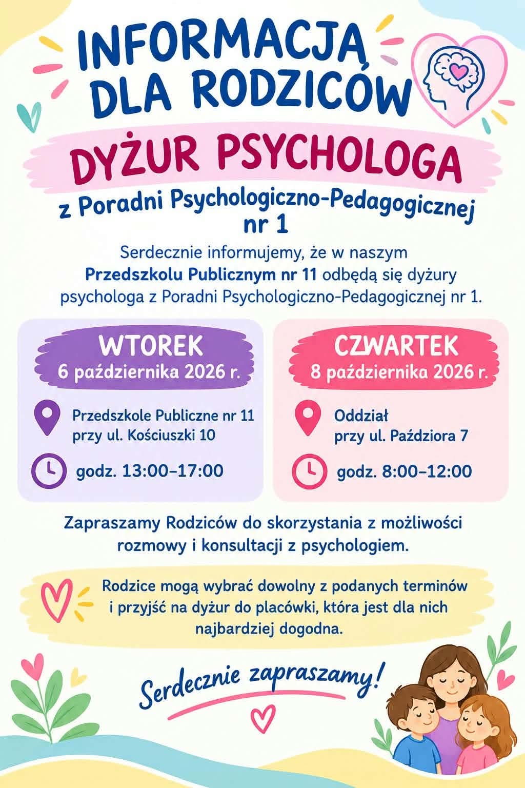Dyżur psychologa